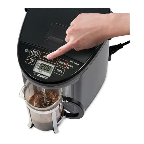 Zojirushi CD-NAC40BM Micom Water Boiler and Warmer (4-Liter, Metallic Black) - Image 4