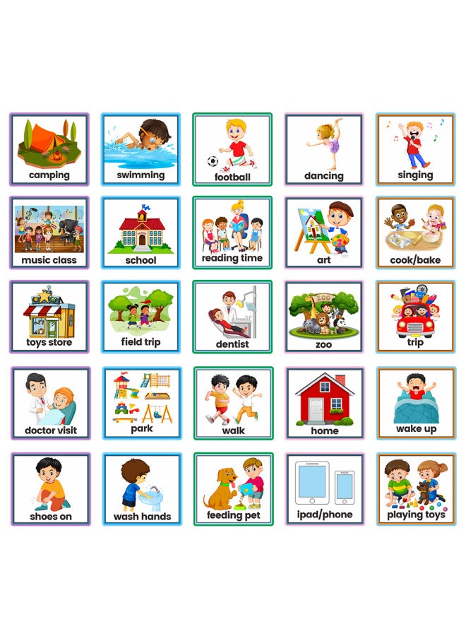 Generic - Children Visual Schedule Daily Work Schedule Kids Visual Schedule Calendar-Color:German - Image 1