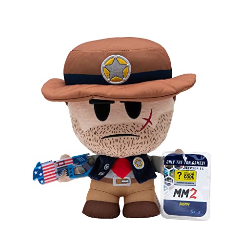 DevSeries Murder Mystery 2 Collector Bundle  Three Exclusive Virtual Item Codes with Sheriff Plush Nikilis Squooshems and Running Victor Hanger - Image 5