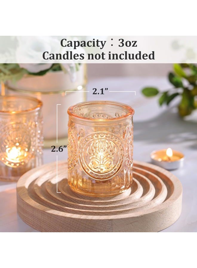 Simeitol 12pcs Gold Votive Candle Holders, Baby Shower Tealight Candle Holders for Table Centerpiece, Boho Wedding, Christmas, Home & Party Decorations - Image 2
