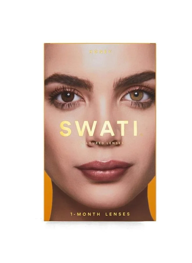 swati Cosmetics Coloured Contact Lenses  Honey 1 Months