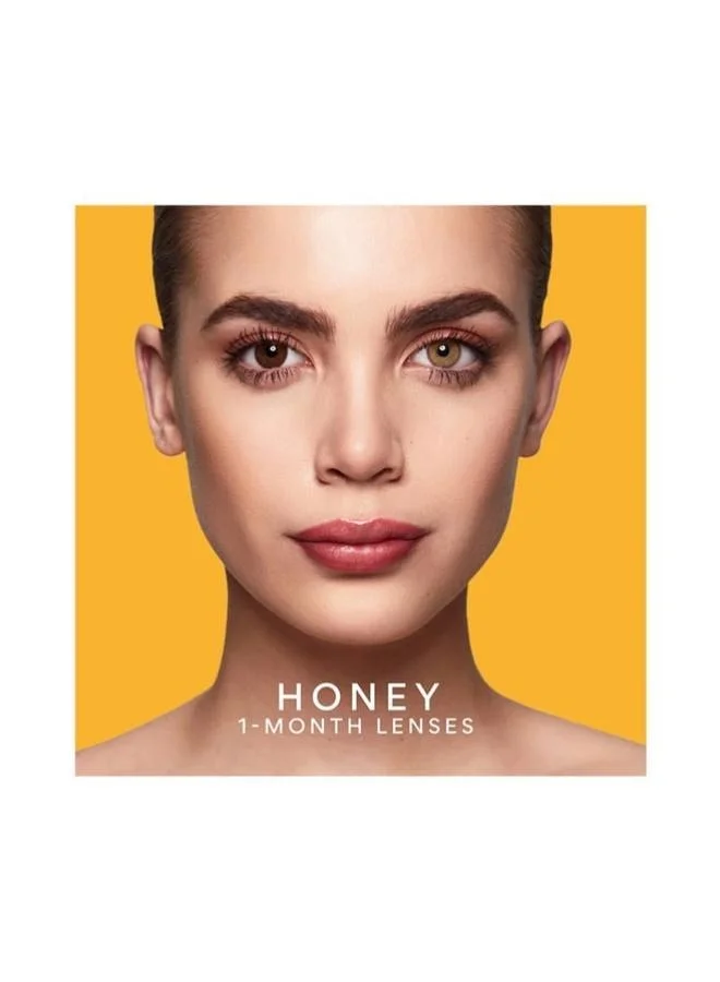 swati Cosmetics Coloured Contact Lenses  Honey 1 Months