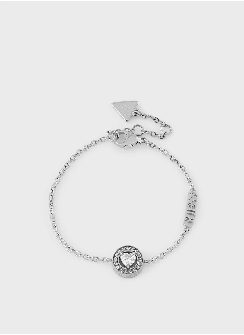 جس Crystal Detail Single Bracelet