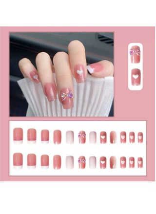 WR020 pink love bow