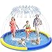 CACSPS 87 NonSlip Splash Pad for Kids and Dog Thicken Sprinkler Pool Summer Outdoor Water Toys Extra Large Backyard Wading Pool for Children Boys Girls or Pet Dog BlueYellow - Image 3