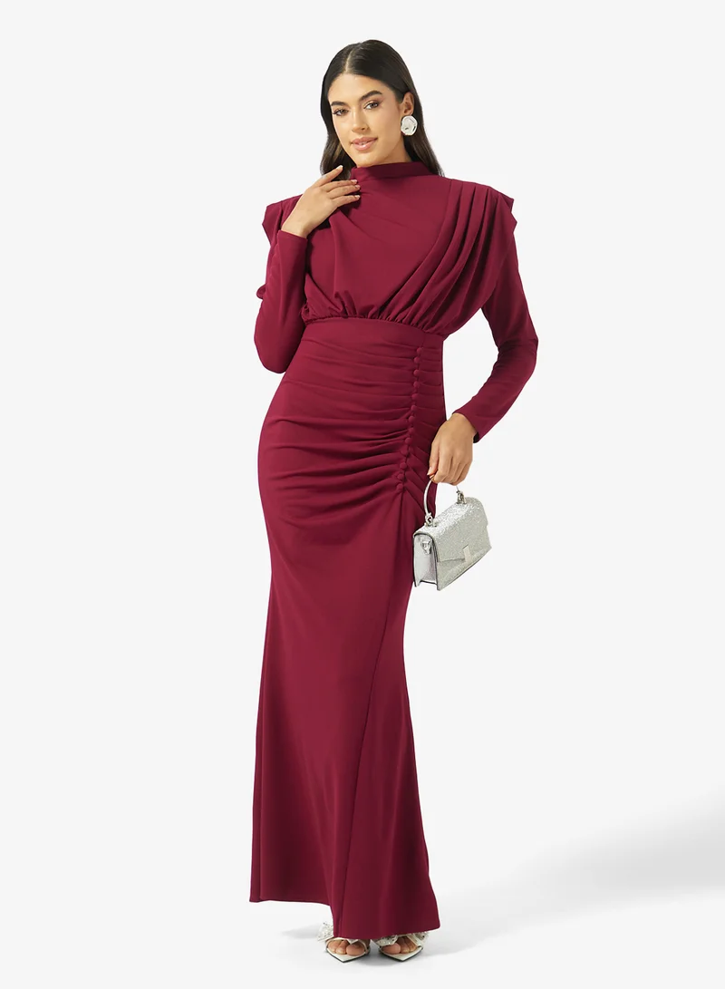 Khizana  Draped Bodycon Dress for Women | Best Price UAE