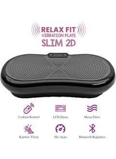 Relax Slim 2d Vibration Plate Vibrating Sports Exercise Fitness Equipment Device  - Image 1