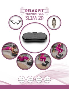 Relax Slim 2d Vibration Plate Vibrating Sports Exercise Fitness Equipment Device  - Image 4