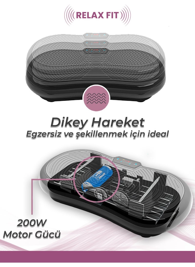 Relax Slim 2d Vibration Plate Vibrating Sports Exercise Fitness Equipment Device  - Image 2