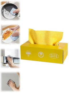 Group Tiger 20 Multi-Purpose Household and Car Cleaning Reusable Microfiber Cloths - Yellow  - Image 1