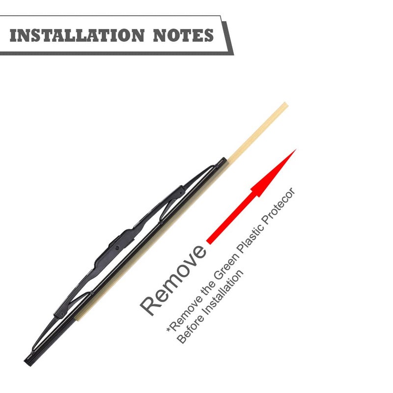 HODEE (Pack of 2) Rear Wiper Blade Replacement for Toyota 4Runner 3rd gen 1996-2002,Rear Window Accessories, Back Windshield Assembly OE:85242-35010 - Image 4