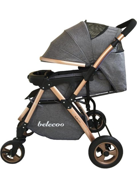 Belecoo Push 'N Go Stroller - Gray