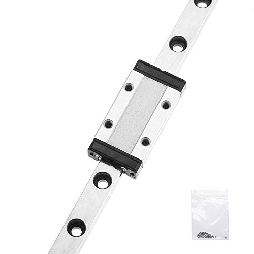 nn 250mm MGN9 Linear Sliding Rail Guide with MGN9H Carriage Block for 3D Printer and CNC Machine - Image 1