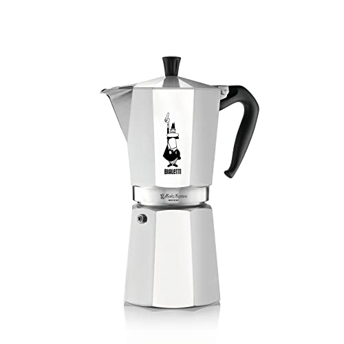 Bialetti  Moka Express Iconic Stovetop Espresso Maker Makes Real Italian Coffee Moka Pot 18 Cups 27 Oz  810 Ml Aluminium Silver - Image 1