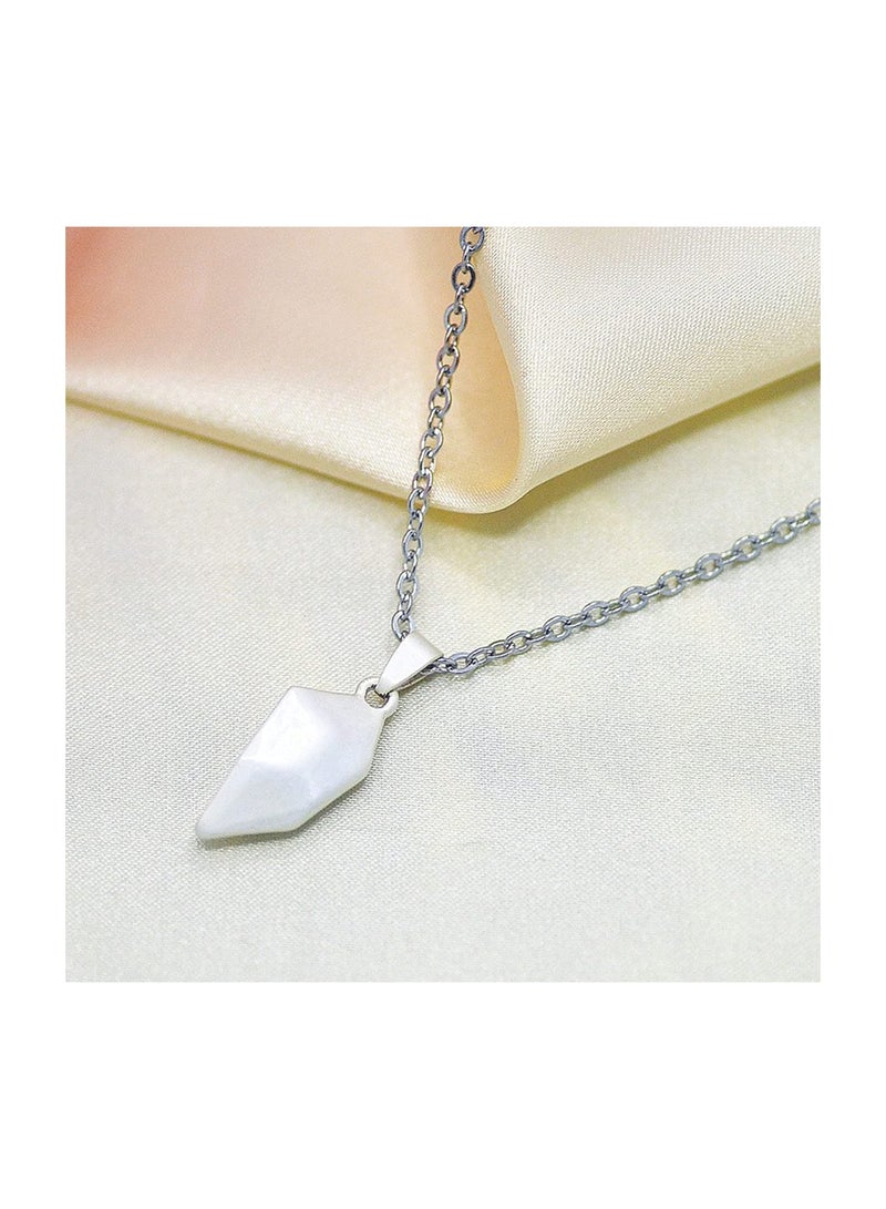 SYOSI Two Souls One Heart Pendant Necklaces for Couple, Wishing Stone Creative Magnet Couples Necklace  - Image 2