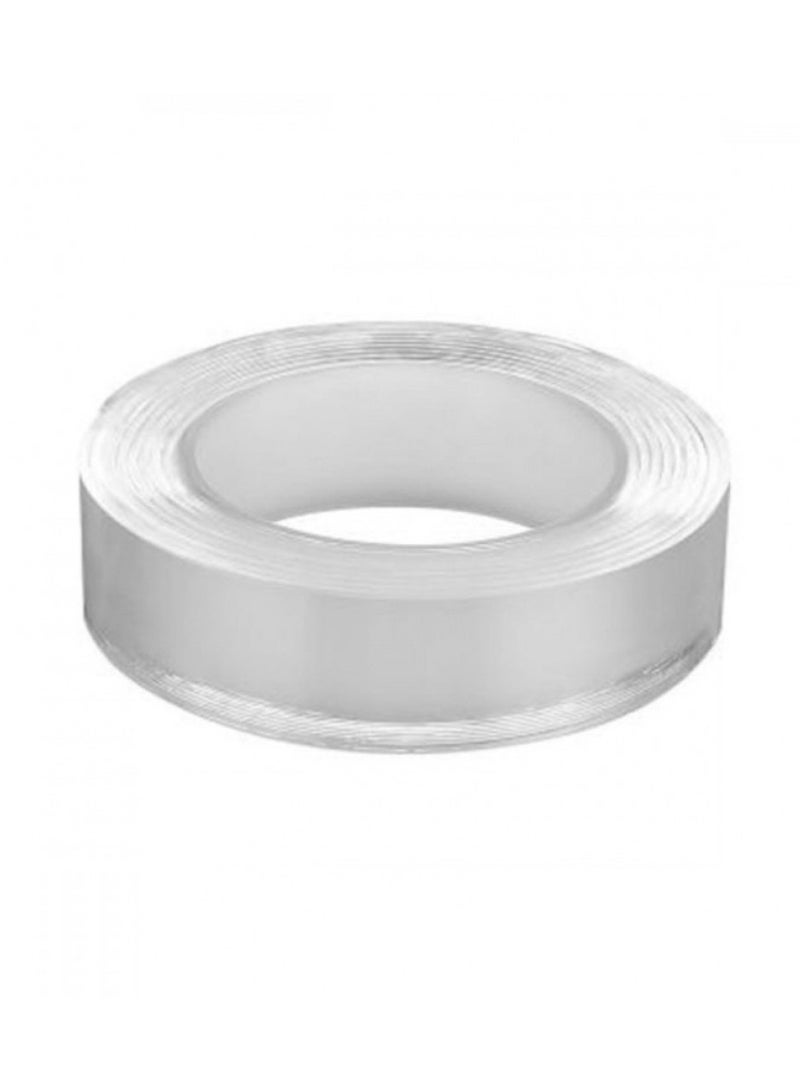 Yuwell Double Sided Nano Adhesive Tape Clear 3 Meter Double Sided Tape Heavy Duty Nano Adhesive Tape for Walls, Carpets, And Posters Removable Reusable, Washable Tape - Image 1