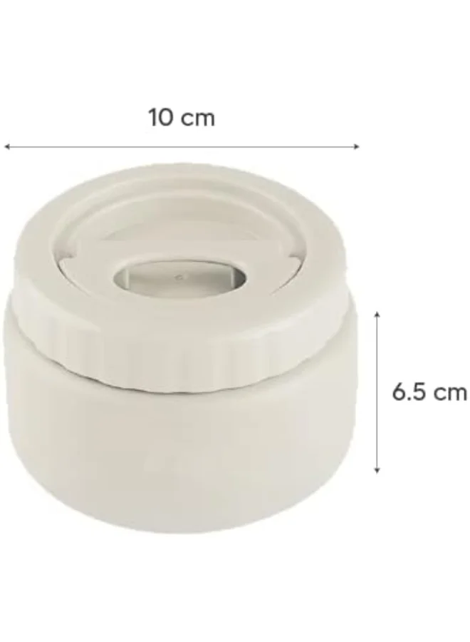Citron Vacuum Insulated Food Jar For Kids And Adults, Bpa Free Food Thermos, Travel Hot Food Container - 250 Ml Caramel