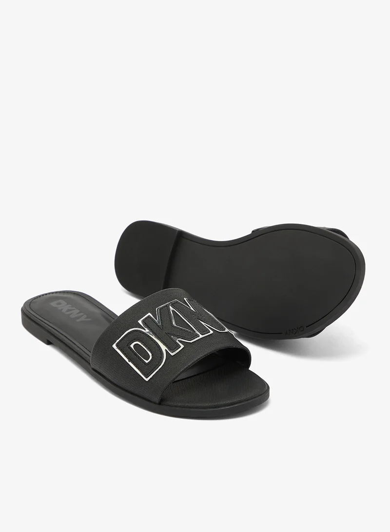 DKNY BLACK Willow Wide - Flat S for Women | Best Price UAE
