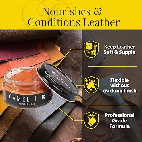 KELLYS Kelly's Camel Shoe Polish 1.5 oz - Professional Leather Shoe Cream - Image 5