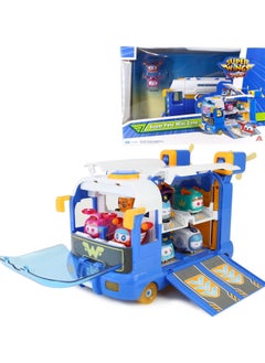 Super Wings Season 7 New Super Pets’ Mini Base，Transforming Playset Transform from Bus to Aircraft , with Super Pets Jett Dizzy, Role Play Toys for Kids, Gifts for Girls Boys Age 3 and Up - pzsku/Z0E31D4AB33377B76674BZ/45/_/1728127298/2af18bec-51c6-4558-ae8f-e1bdd718a051