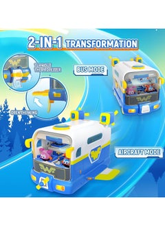 Super Wings Season 7 New Super Pets’ Mini Base，Transforming Playset Transform from Bus to Aircraft , with Super Pets Jett Dizzy, Role Play Toys for Kids, Gifts for Girls Boys Age 3 and Up - pzsku/Z0E31D4AB33377B76674BZ/45/_/1728127308/9ec0da1b-9ee0-4171-8365-dad62390fd9e