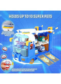 Super Wings Season 7 New Super Pets’ Mini Base，Transforming Playset Transform from Bus to Aircraft , with Super Pets Jett Dizzy, Role Play Toys for Kids, Gifts for Girls Boys Age 3 and Up - pzsku/Z0E31D4AB33377B76674BZ/45/_/1728127361/2e9d2ef5-4bf0-43f5-b463-b5e19ea1c6bc