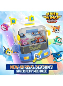 Super Wings Season 7 New Super Pets’ Mini Base，Transforming Playset Transform from Bus to Aircraft , with Super Pets Jett Dizzy, Role Play Toys for Kids, Gifts for Girls Boys Age 3 and Up - pzsku/Z0E31D4AB33377B76674BZ/45/_/1728127371/59f40473-8d88-4141-afbe-78967243e841