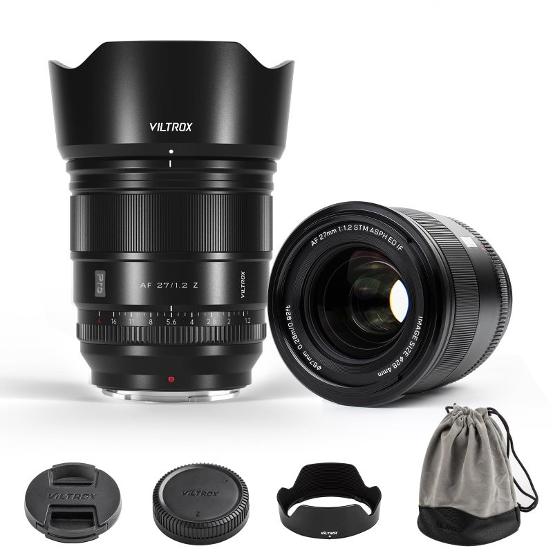 Viltrox AF 27mm F12 Pro Z APSC Lens for Nikon ZMount Superior Image Quality Weather Resistant Wide Angle Black - Image 2