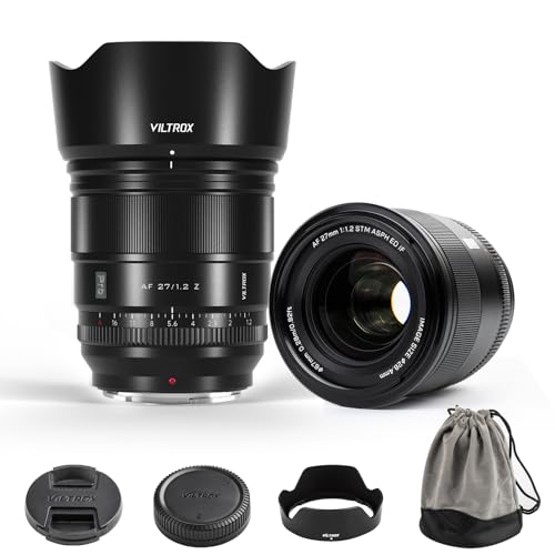 Viltrox AF 27mm F12 Pro Z APSC Lens for Nikon ZMount Superior Image Quality Weather Resistant Wide Angle Black - Image 1