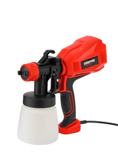GEEPAS Geepas Electric Spray Gun GSG0400-240, 32000 RPM No Load Speed, Perfect For Home And Business Use, Comfortable Grip, Ergonomic Design And Lightweight Body, Ideal For Paint, Varnishes, Etc. Red  - Image 2
