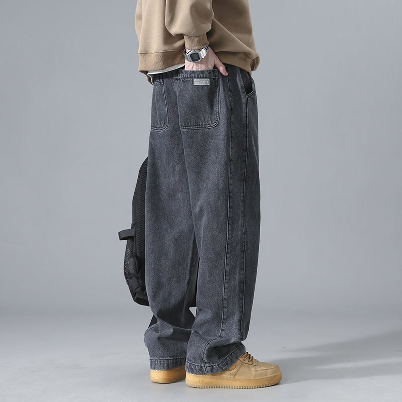 Unisex Casual Daily Denim Jeans - Image 1