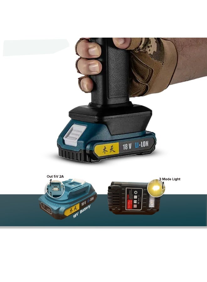 توبيز مصباح يدوي LED قابل لإعادة الشحن من Toby's مقاوم للماء IP65 مع أقصى سطوع 1000 لومن - IP65 - Image 5