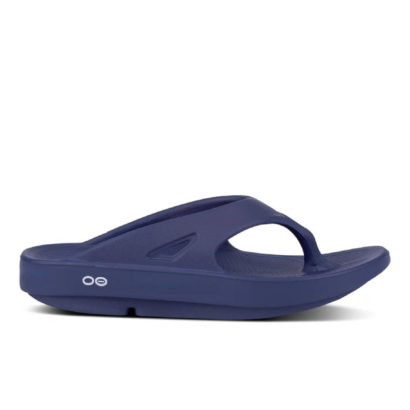 OOFOS OOriginal Recovery Sandal, Navy - Womenâ€™s Size 9, Menâ€™s Size 7 - Image 4