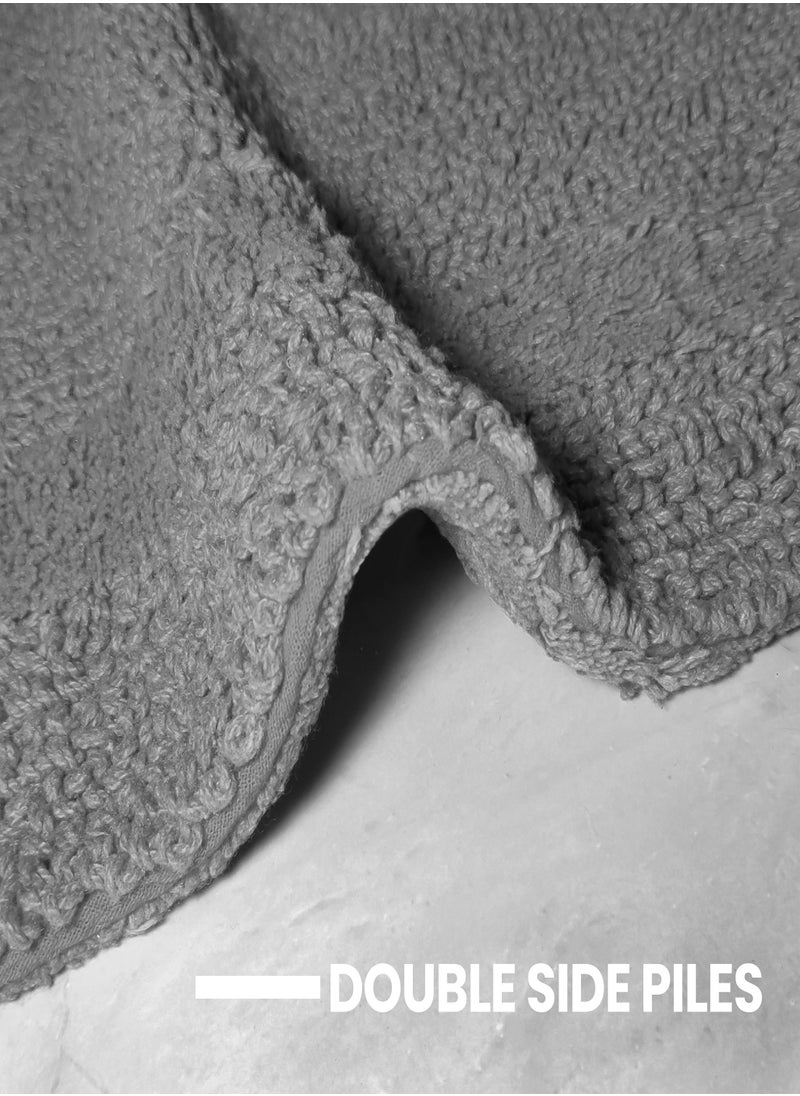 Raymond - Raymond Home Single  Bath Mat - Luxurious, Ultra-Absorbent Bathroom Mat with Non-Slip Backing Color Dim Grey - (40 * 60 CM) - Image 1