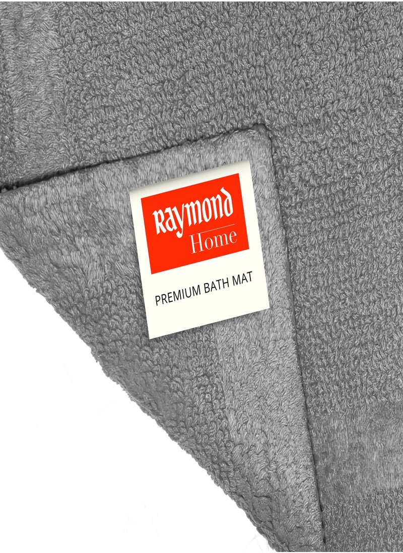 Raymond - Raymond Home Single  Bath Mat - Luxurious, Ultra-Absorbent Bathroom Mat with Non-Slip Backing Color Dim Grey - (40 * 60 CM) - Image 1
