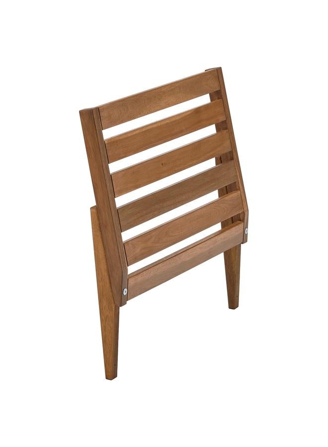 Zaboon Backrest For Modular Sofa, Outdoor, Light Brown Stained, 60X56 Cm - Image 1