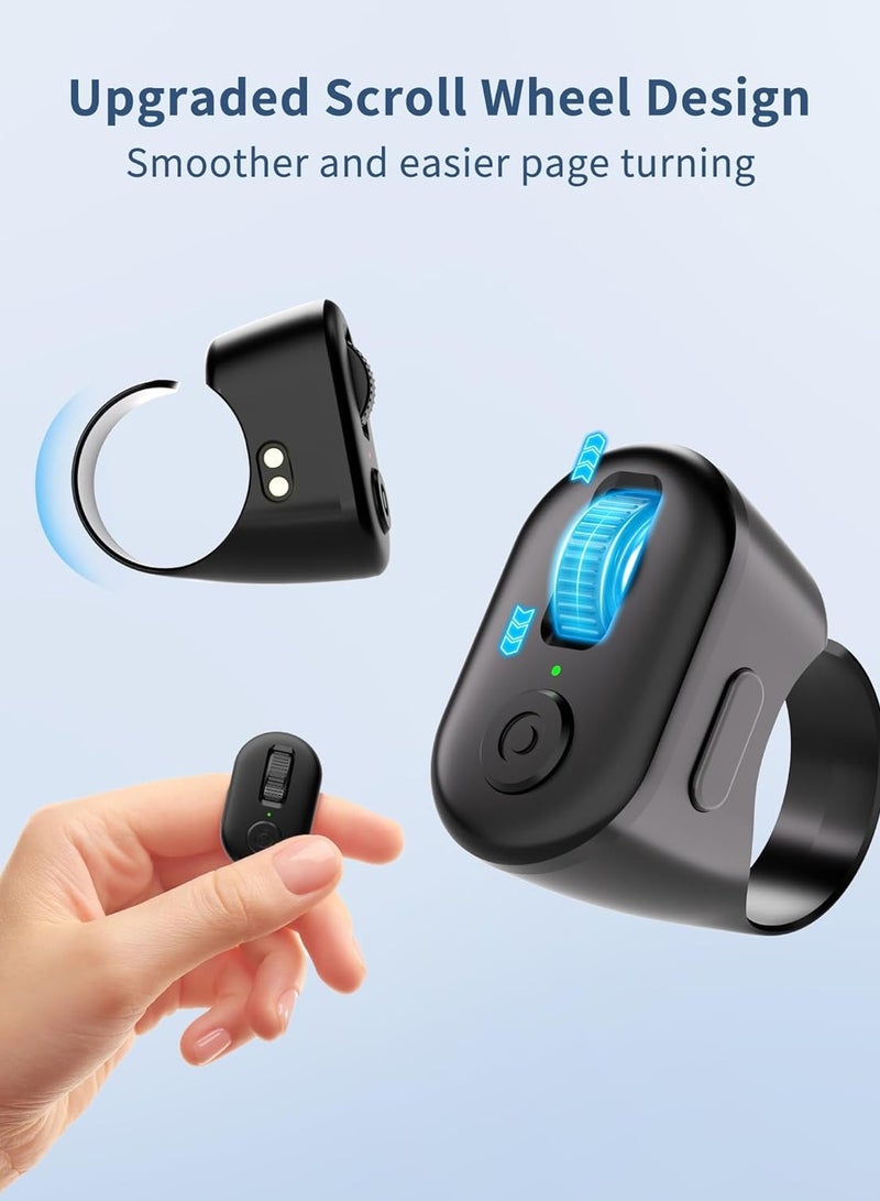 TikTok Scroll Ring,  Turner for iPhone iPad, Wireless Bluetooth Camera Remote Control, Suitable for TIK Tok, iPhone, iPad, Android - Image 3