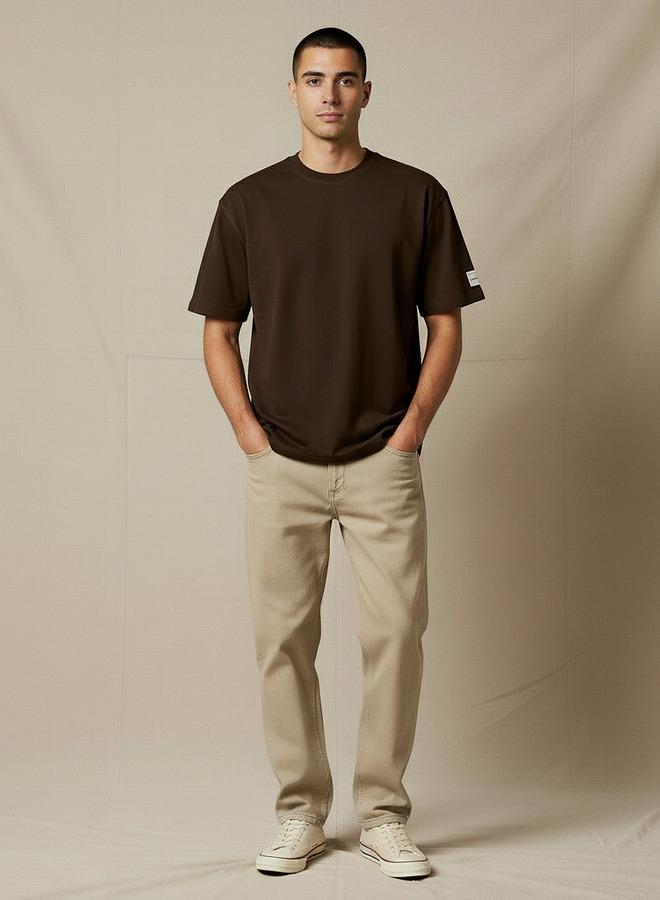 Lee Cooper Men Crew Neck Short Sleeves Graphic T-shirt - Image 2