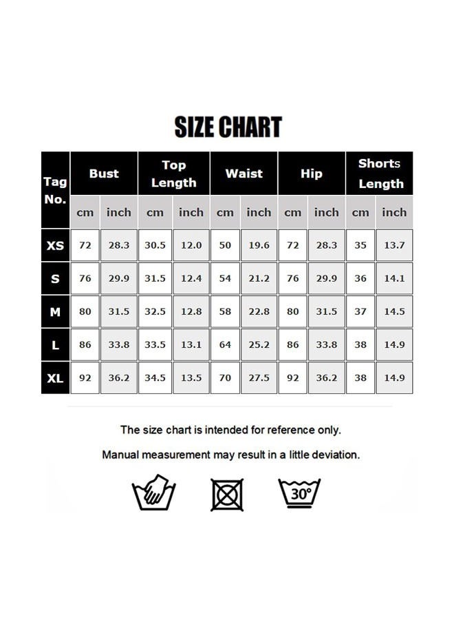 ABOCIW Workout Sets for Women 2 Piece Padded Sports Bra Tank High Waist Booty Gym Shorts Active Yoga Outfits, Black, XS - Image 5