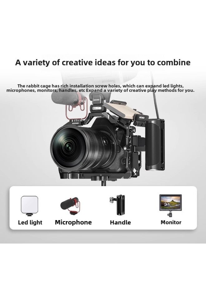NEEWER/Newer Applicable Nikon Z8 Metal Rabbit Cage Bracket Micro Single Camera L-shaped Protection Expansion Frame Accessories-Color:Nikon Z8 L Board  - Image 4
