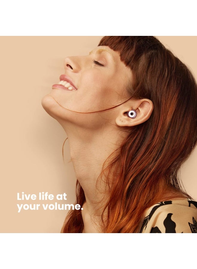Loop Experience Plus Earplugs - High Fidelity Hearing Protection for Musicians, DJs, Drummers, Festivals, Concerts and Nightlife – 18dB Noise Reduction Ear Plugs – Extra Accessories Incl - Rose Gold - Image 2