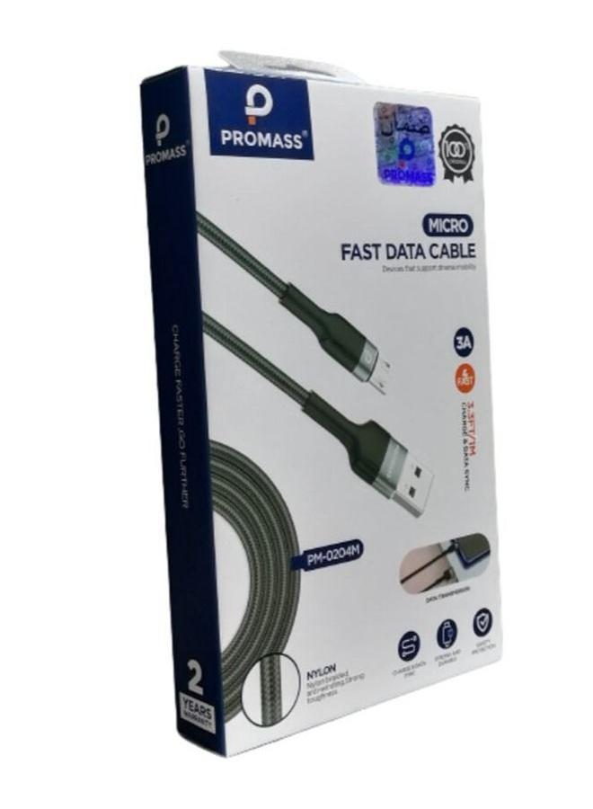Promass Original Micro-Type Charging And Data Cable, Supports Fast Charging, 1 Meter Long, Black - Image 3