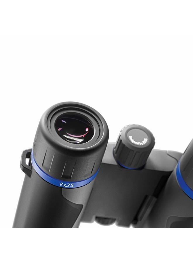 Zeiss مناظير زيس تيرا ED جيب 8x25 مدمجة، مقاومة للماء، وسريعة التركيز مع زجاج مطلي للحصول على وضوح مثالي في جميع ظروف الطقس لمشاهدة الطيور، الصيد، السياحة، رمادي - Image 2