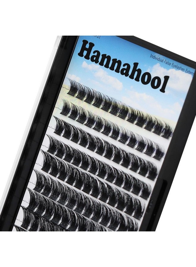 Hannahool 120Pcs D Curl Individual Wide Stem Cluster Diy Eye Lashes Extensions Mixed 10121416Mm/141618Mm/121416Mm Makeup Dramatic Volume Lashes (Lashes Kit Mixed 10121416Mm) - Image 3