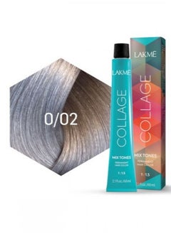 Collage Mix Cream Hair Colour 0/02 Silver 60ml