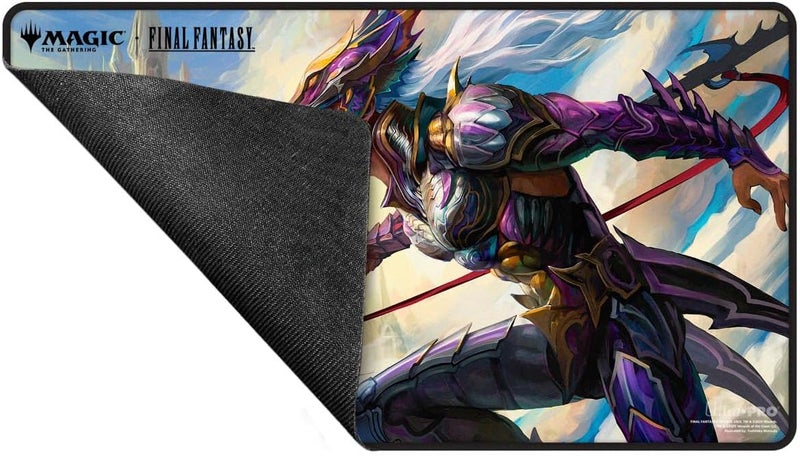Ultra Pro - Final Fantasy x Universes Beyond Kain Highwind Black Stitched Playmat for Magic: The Gathering | Card Game Playmat, Final Fantasy Collectibles, Desk Mat Mousepad - Image 2