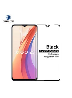 Screen Protector For vivo iQOO Z3 PINWUYO 9H 2.5D Full Screen Tempered Glass Film(Black)