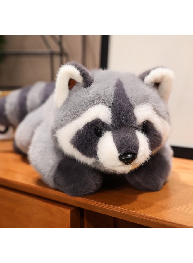 Simulation Little Rac Doll Plush Toy Lie-prone Little Panda Little Fox Rag Doll Zoo Gift Doll-Specifications:30cm 0.3kg-Color:Little Fox - Image 4