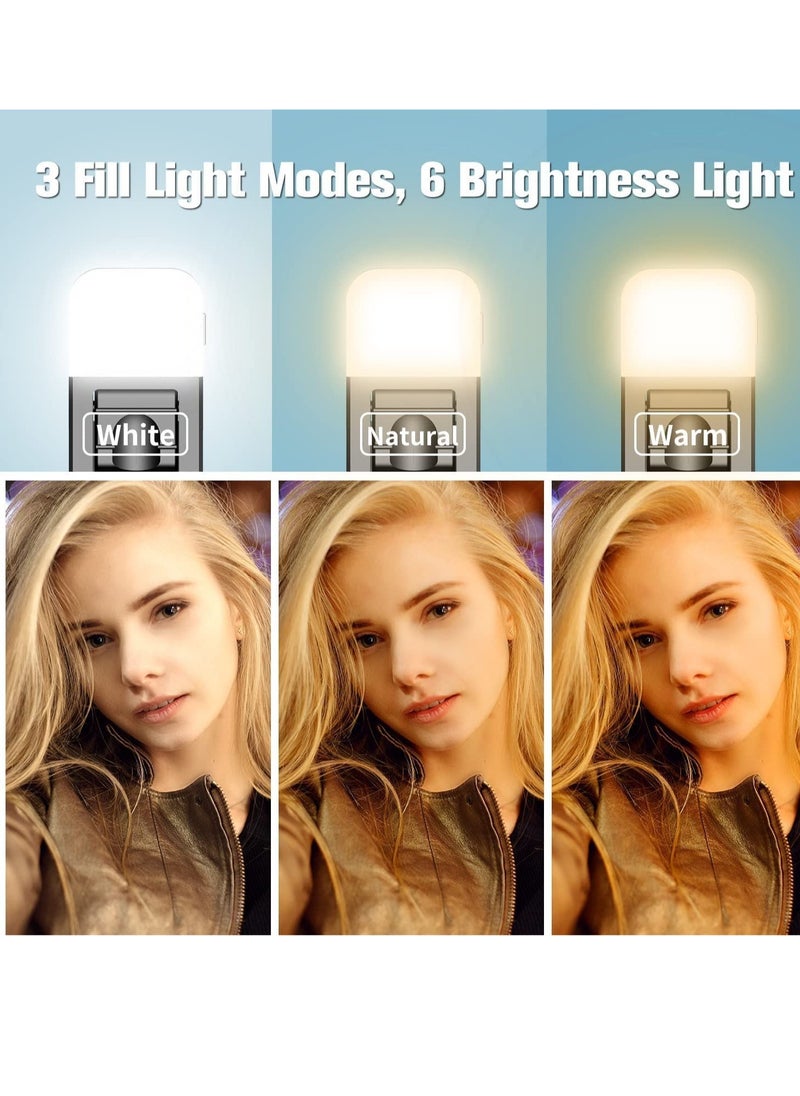 40" Lighted Selfie Stick Tripod, Bluetooth Remote, 3 Light Modes, 6 Brightness Levels, Portable, Compatible with All iPhone & Andriod Devices