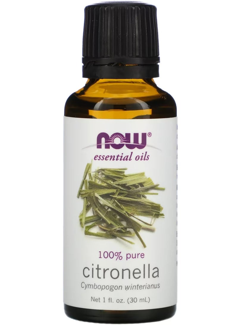 ناو زيوت عطرية من ناو فودز سيترونيلا 1 أونصة سائلة 30 مل